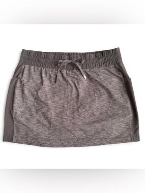 🎾 Athleta Athletic Skort Heather Gray with Pockets | L | Excellent